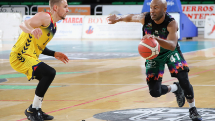 Kenny Hasbrouck en un momento del partido ante Andorra