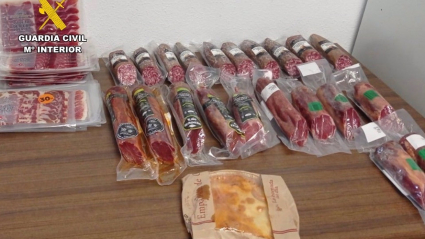 Productos del cerdo ibérico. Guardia Civil