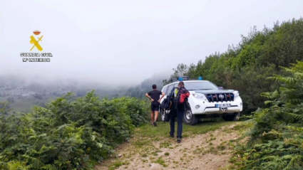 Rescate del senderista extremeño en Asturias