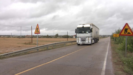 Obras en la carretera del aeropuerto