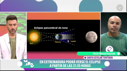 eclipse de luna en dos de tarde