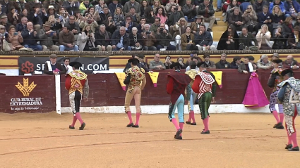 Paseíllo en el último festejo de la Feria de Olivenza 2024