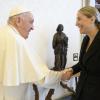 El Papa recibe a María Guardiola en el Vaticano