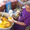 Comida solidaria en Villanueva del Fresno