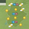 Mapa de previsión del 15 de septiembre