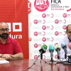 Rueda de prensa conjunta de Comisiones Obreras y UGT