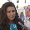 Irene de Miguel atiende a los micrófonos de Canal Extremadura