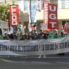 Protesta de los sindicatos educativos en Cáceres.