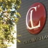 Logo en la fachada de la empresa Cristian Lay