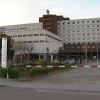 Fachada del Hospital Universitario de Badajoz
