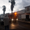 Los bomberos de la Diputación de Cáceres, en Calzadilla