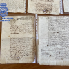 Imágenes de los manuscritos intervenidos por la Policía