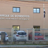 Fachada del Servicio Municipal de Bomberos en Badajoz 
