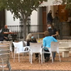 Terraza de uno establecimiento hostelero en Villafranca de los Barros