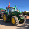 Tractor partiendo a Madrid