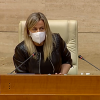 Intervención de la Presidenta de la Asamblea, Blanca Martín durante el pleno