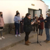 protesta de las trabajadoras de la residencia de mayores 'Los Baldíos' de Alburquerque