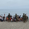 Playa del Tarajal, en Ceuta