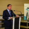  El ministro de Agricultura, Pesca y Alimentación, Luis Planas, durante la clausura del III Encuentro de los Mares, en Marbella (Málaga)