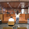 Sesión del juicio contra un policía local en Cáceres