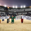 Trabajadores de 'Diversión en el ruedo' reivindicando su labor