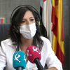 Esther Gutiérrez durante la entrevista a Canal Extremadura Radio