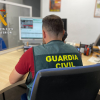 Guardia Civil en un momento de la investigación