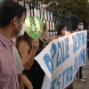 Protesta de los docentes del Alba Plata