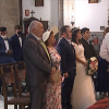 Momento de la boda de María y Francisco