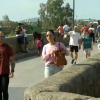 Turistas paseando por Mérida
