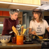 Las protagonistas de la película en la cocina