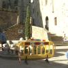 Turistas junto a la fuente