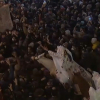 Salida de la procesión de 'La Encamisá' en Torrejoncillo