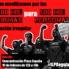 Cartel concentración RegularizacionYa en Mérida