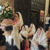 Ofrenda a la Virgen en 'Las Purificás' de Monroy