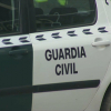 Vehículo de la Guardia Civil en Miajadas