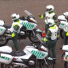 Agentes de la Guardia Civil durante la realización de la prueba práctica