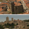 Vistas aéreas de Casar de Cáceres y Trujillo