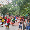 Batukada y pasacalles de celebración de la Gran Fiesta de Cumpleaños de Cáceres