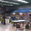 Vecinos de Higuera de Albalat y Romangordo realojados en el polideportivo de Navalmoral de la Mata