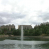 Geiser del parque de El Rodeo en Cáceres