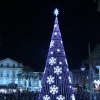 Iluminación navideña en Mérida. 