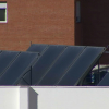 Placas solares en edificio