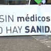 Pancarta durante una protesta convocada por SIMEX