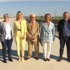 Visita de la ministra de cohesión territorial de Portugal a la terminal ferroviaria 