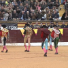 Paseíllo en el último festejo de la Feria de Olivenza 2024