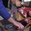 Carne en una matanza