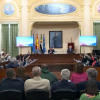 Votación en el pleno de la Diputación de Badajoz