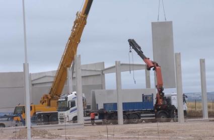 Construcción del parque empresarial en la Plataforma Logística