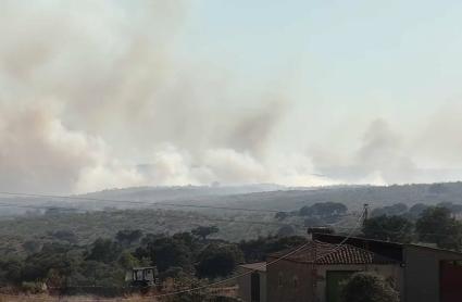 Estabilizado y desactivado el nivel 1 en el incendio de Talaván 